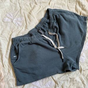 Vuori Athletic Shorts in Teal